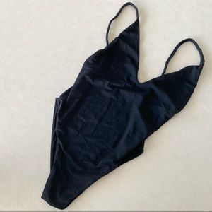 Indigo Luna Ava one piece swimsuit in black